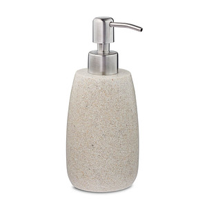relaxdays Seifenspender 10031061_778 beige Polyresin 300,0 ml
