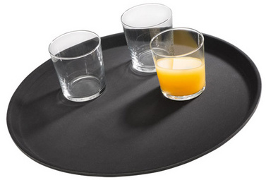 APS Serviertablett GASTRO, Durchmesser: 355 mm, schwarz