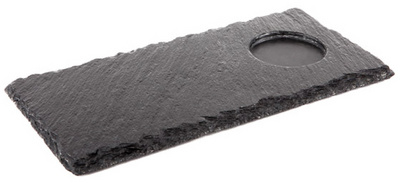 APS Naturschieferplatte, (B)250 x (T)120 mm, anthrazit