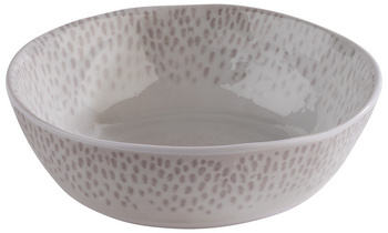 APS Schale FOOTMARK, 0,6 Liter, weiß/grau