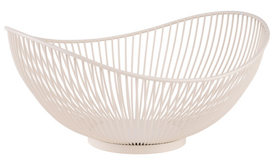 APS Brot- und Obstkorb SVART, oval, 295 x 255 mm, weiß