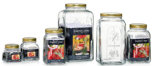 Ritzenhoff & Breker Vorratsglas "Homemade", 1,0 Liter