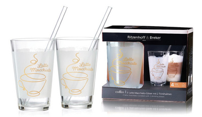 Ritzenhoff & Breker Latte-Macchiato-Set "COFFEE