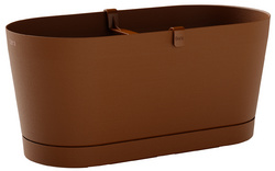 tera Blumenkasten "Vega", Breite: 400 mm, caramel