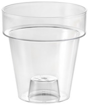 tera Blumentopf "Porto 14", transparent