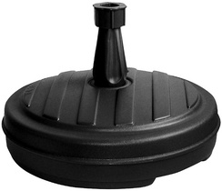 EDA Sonnenschirmständer, Kunststoff, rund, 430mm, dunkelgrau