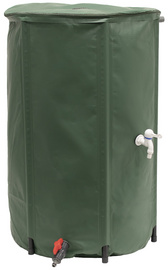 EDA Regentonne RÉCUP'O, Durchmesser: 800 mm, grün, 500 Liter