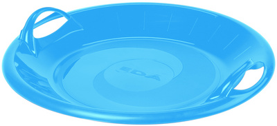 EDA Tellerschlitten, Kunststoff, Durchmesser: 640 mm, blau