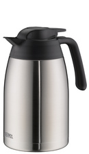 THERMOS Isolierkanne THV, 2,0 Liter, Edelstahl / schwarz