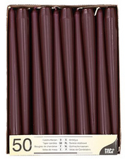 PAPSTAR Leuchterkerzen, 22 mm, beere, 50er Pack