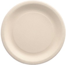 PAPSTAR Teller aus Agrarresten "pure", rund, 180 mm, natur