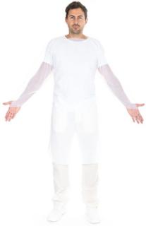 HYGOSTAR CPE-Untersuchungskittel, 50 my, XL, weiß