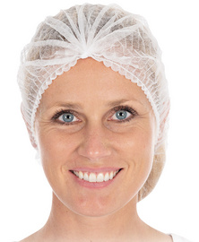 HYGOSTAR PP-Klipp-Haube, PP-Vlies, weiß