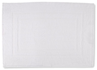 HYGOSTAR Badvorleger, 500 x 700 mm, aus Baumwolle, weiß
