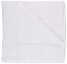 HYGOSTAR Handtuch Eco, 700 x 1.400 mm, aus Baumwolle, weiß