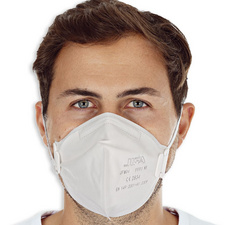 HYGOSTAR Atemschutzmaske, FFP3 NR, vertikal faltbar