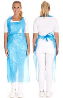 HYGONORM LDPE-Einwegschürze, 33 my, geprägt, blau