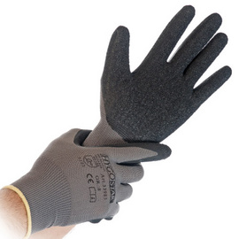 HYGOSTAR Arbeitshandschuh Skill, grau/schwarz, S