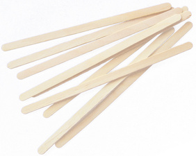 NATURE Star Holz-Rührstäbchen, Länge: 155 mm