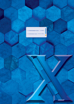 HERMA Heftschoner X, aus Karton, DIN A4, dunkelblau