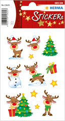 HERMA Weihnachts-Sticker DECOR "Little Rudolph