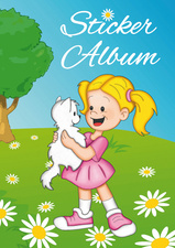 HERMA Sticker Sammelalbum für Kids Prinzessin Sweetie A5