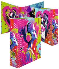 HERMA Motivordner "Music Girl", DIN A4, 70 mm