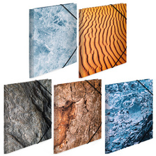 HERMA Sortiment Eckspannermappe "Nature", Karton, DIN A4