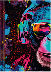 RNK Verlag Notizbuch "Neon", DIN A4, blanko