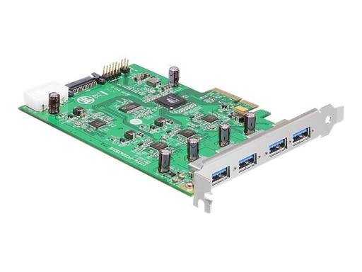 DELOCK IOI PCIe USB 3.0 Quad Channel 4 Port