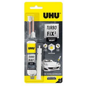 UHU 2-Komponenten-Klebstoff Turbo Fix Füssig Kraft, 10 g