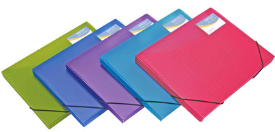 RAPESCO Sammelbox, DIN A4+, 25 mm, farbig sortiert