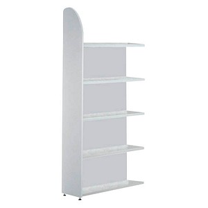 kerkmann Regalfeld Dante mit Rückwand, (B)800 mm, lichtgrau