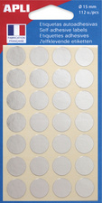 agipa APLI Markierungspunkte, Durchmesser: 15 mm, silber