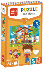 agipa Lernpuzzle "The House",  24 Teile
