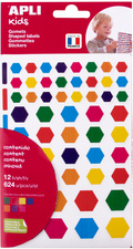 APLI kids Sticker "Hexagon", Kleinpackung
