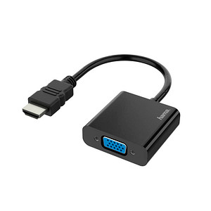 HAMA 200343 Video-Adapter HDMI C-Stecker - VGA-Buchse, Audio-Buchse, Full-HD 10