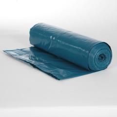 Müllsack  120 Liter, Typ60 blau LDPE, 700 x 1100 mm, ca. 35µ | 25 Stück/Rolle 
