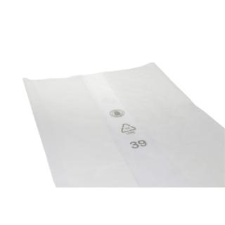 Müllsack  240 Liter,  80 µ LDPE transparent, 650 x 550 x 1350 mm | lose 