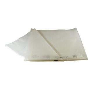 Müllsack  150 Liter,   50 µ "Premium", 700 + 250 x 1200 x 0,05 mm, transparent-klar | 200 Stück lose/Karton Premium®-Abfallsäcke aus Recycling-LDPE