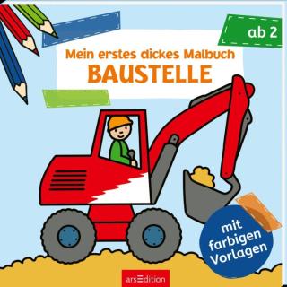 Mein erstes dickes Malbuch Baustelle
