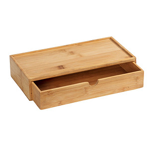WENKO Terra Aufbewahrungsbox braun 28,0 x 14,0 x 6,0 cm