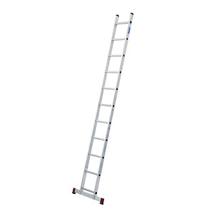KRAUSE Anlegeleiter CORDA silber 11 Sprossen, H: 310,0 cm