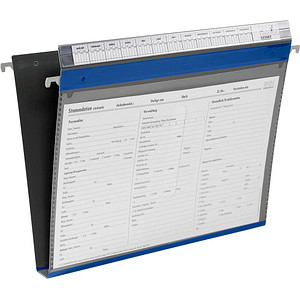 BOI DOKUTECH Patienten-Dokumentations-Hängemappe 2-Ringe PMH2R blau Boden: 2,5 cm