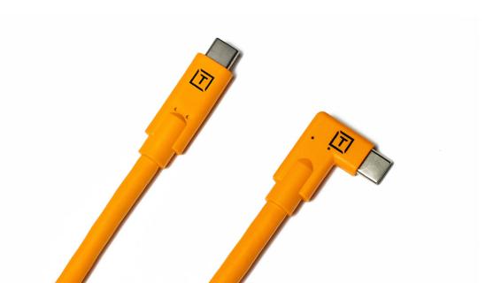 TETHER TOOLS TetherPro USB-C to right angle orange