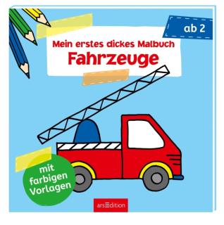 Mein erstes dickes Malbuch Fahrzeuge