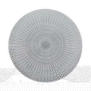 6 Zeller Platzsets Cut out silber