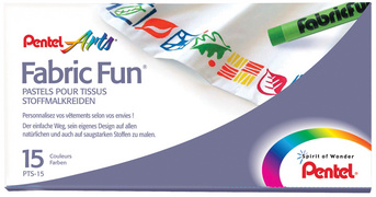 PentelArts Stoffmalkreide PTS, 15er Karton-Etui (67006667)