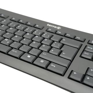 TERRA Keyboard 1500 Corded [DE] USB black Copilot QWERTZ