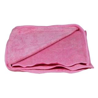 Mikrofasertuch Stretch Economy, 39 x 39 cm, Schlingenfrotteestruktur | rot feucht für Verschmutzungen und allgemeine Reinigung, trocken als Staubtuch